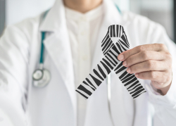 doctor holding a Zebra crossing